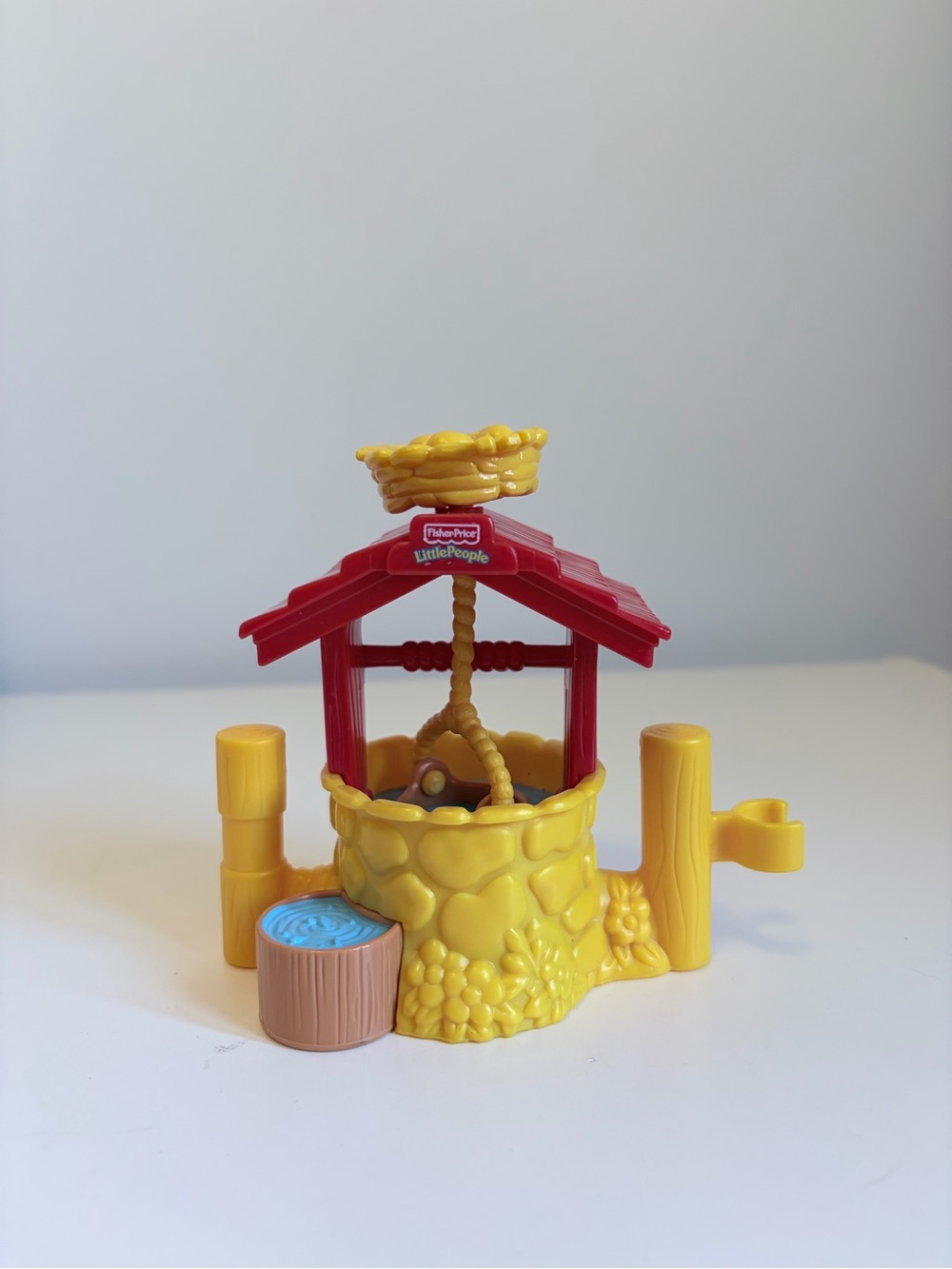 (3/$15) Fisher-Price Little People Yellow & Red Wishing Well Toy